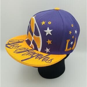 Los Angeles Basketball Lakers Premium Snapback Cap